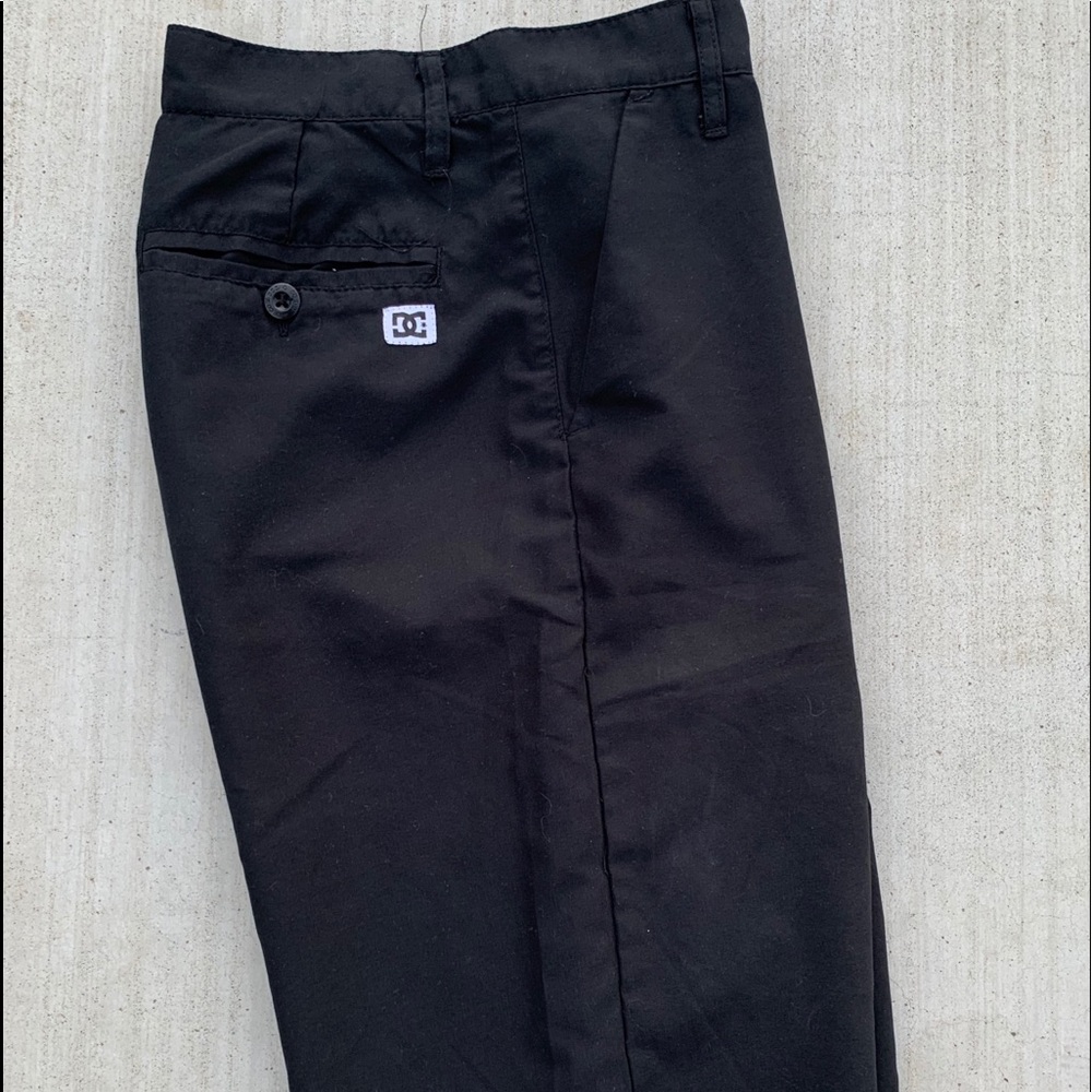 Boys Black DC shorts